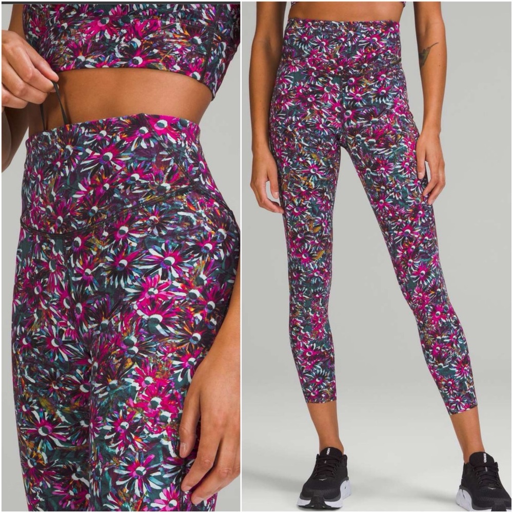 Lululemon Base Pace High-Rise Tight 25"
Floral Electric Multicolor Leggings